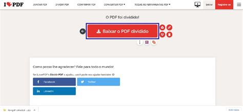separar pdf i love pdf.